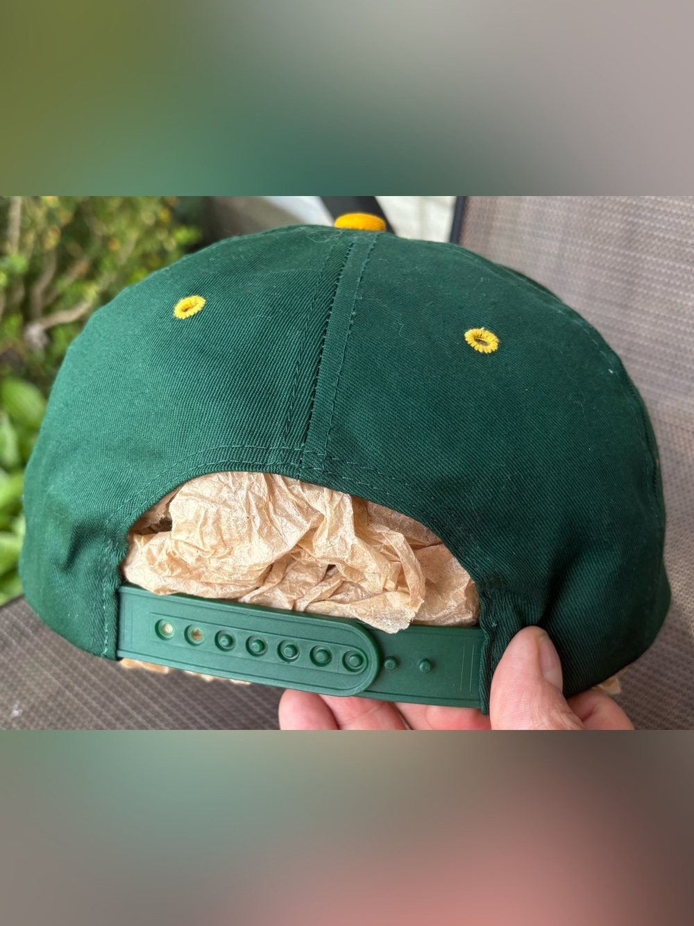 Vintage 90’s Twins Enterprise Green Bay Packers NFL Football SnapBack Hat OSFA - Picture 5 of 8